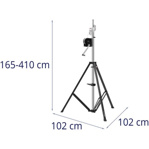 Statyw do oświetlenia głośników sceniczny DJ 165-410 cm do 80 kg SINGERCON