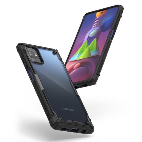 Wytrzymałe wzmacniane etui do telefonu GALAXY M51 FUSION X czarny Ringke