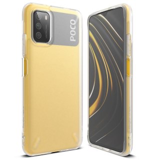 Wytrzymałe wzmacniane etui do telefonu XIAOMI POCO M3 ONYX przezroczysty Ringke