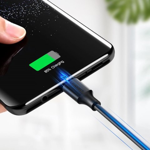 Wytrzymały kabel przewód USB - USB-C 480 Mbps 3A 1.5m czarny UGREEN