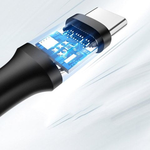 Wytrzymały kabel przewód USB - USB-C 480 Mbps 3A 1.5m czarny UGREEN