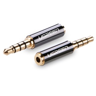 Adapter przejściówka audio jack 3.5mm męski do jack 2.5mm żeński czarny UGREEN