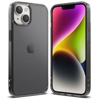 Etui ochronne pokrowiec do iPhone 14 Plus z żelową ramką Fusion Matte szary Ringke