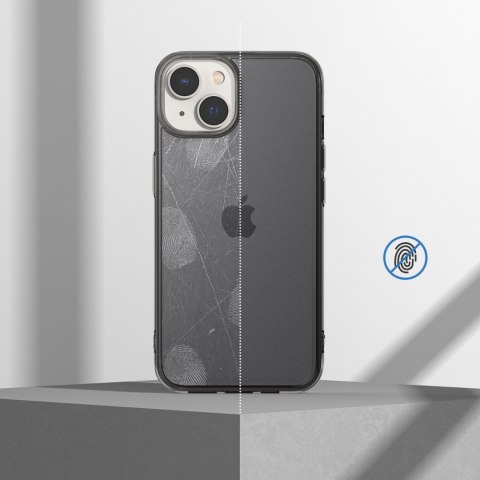 Etui ochronne pokrowiec do iPhone 14 Plus z żelową ramką Fusion Matte szary Ringke