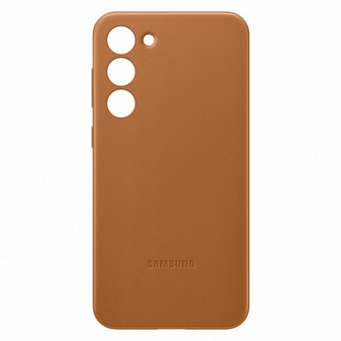 Etui pokrowiec z naturalnej skóry Samsung Galaxy S23+ Leather Cover camel SAMSUNG