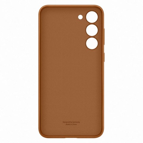 Etui pokrowiec z naturalnej skóry Samsung Galaxy S23+ Leather Cover camel SAMSUNG