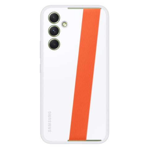 Etui pokrowiec z paskiem Samsung Galaxy A54 5G Haze Grip Case białe SAMSUNG