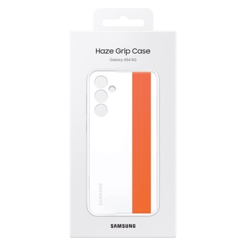 Etui pokrowiec z paskiem Samsung Galaxy A54 5G Haze Grip Case białe SAMSUNG