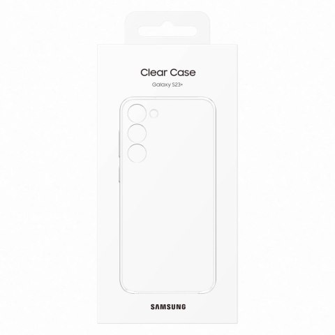 Etui żelowy pokrowiec Samsung Galaxy S23+ Clear Cover przezroczyste SAMSUNG