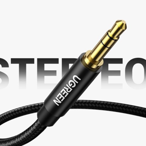 Kabel audio AUX wtyczka prosta minijack 3.5 mm 2m niebieski UGREEN