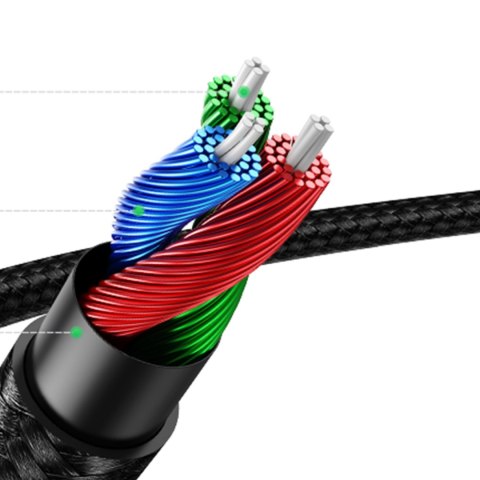 Kabel audio AUX wtyczka prosta minijack 3.5 mm 2m niebieski UGREEN