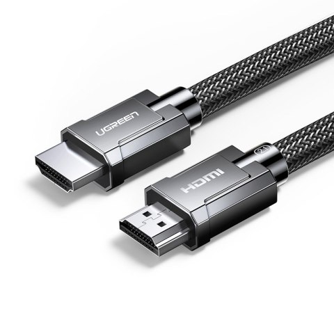 Kabel przewód HDMI 2.1 8K 60Hz 48Gb/s 3m elastyczny w oplocie szary UGREEN