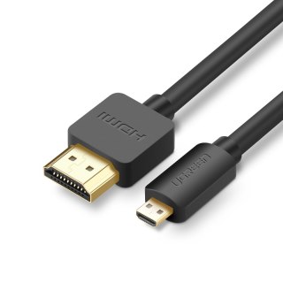 Kabel przewód Micro HDMI - HDMI 4K 60Hz 3m czarny UGREEN