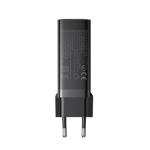 Szybka ładowarka sieciowa GaN 140W 3x USB-C USB-A + kabel USB-C 240W 1.2m czarna JOYROOM