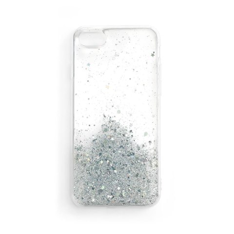 Błyszczące etui pokrowiec z brokatem Samsung Galaxy A42 5G Star Glitter przezroczysty WOZINSKY