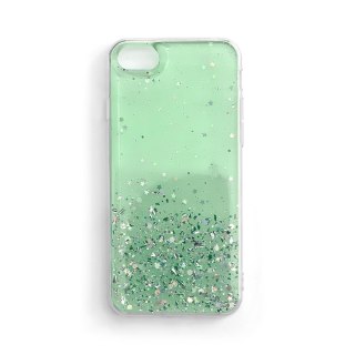 Błyszczące etui pokrowiec z brokatem Samsung Galaxy S21+ 5G Star Glitter zielony WOZINSKY