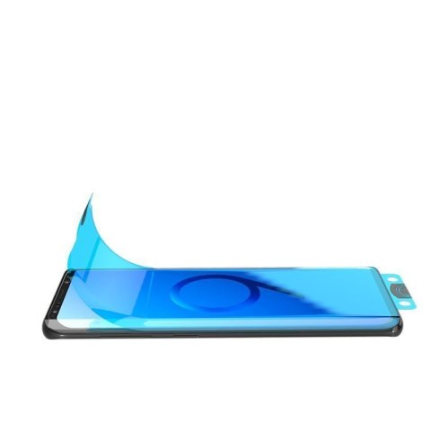 Folia szklana szkło hartowane na ekran z ramką Samsung Galaxy S21+ 5G 3D Edge Nano Flexi Glass czarny HURTEL