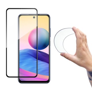 Folia szklana szkło hartowane z ramką na ekran Xiaomi Redmi Note 10 5G Full Cover Flexi Nano czarny WOZINSKY