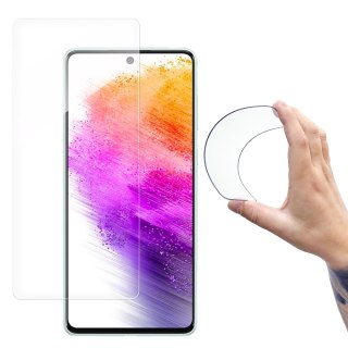 Hybrydowa elastyczna folia szklana szkło hartowane Samsung Galaxy A73 Nano Flexi WOZINSKY