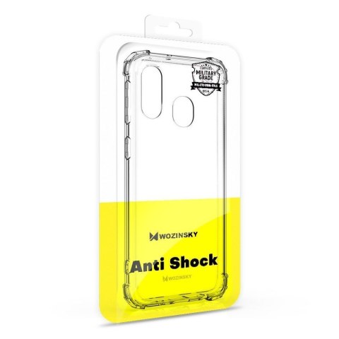 Pancerne etui do Samsung Galaxy A72 4G Anti Shock przezroczysty WOZINSKY