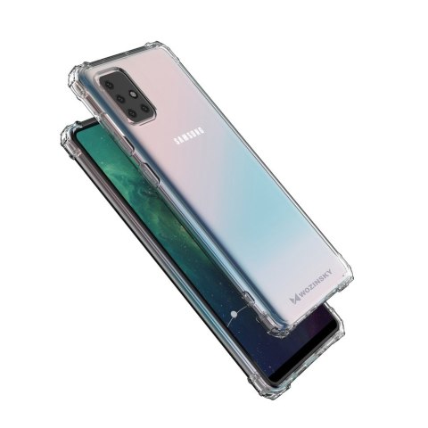 Pancerne etui do Samsung Galaxy A72 4G Anti Shock przezroczysty WOZINSKY