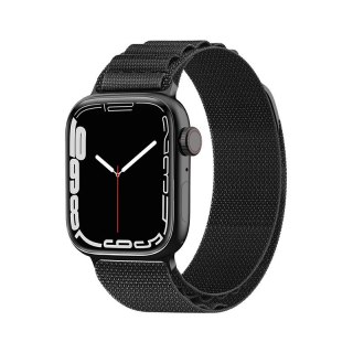 Pasek ze stalową sprzączką Alpine do Apple Watch 38 / 40 / 41 mm czarny HURTEL