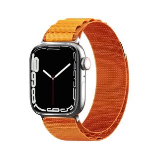 Pasek ze stalową sprzączką Alpine do Apple Watch 38 / 40 / 41 mm pomarańczowy HURTEL