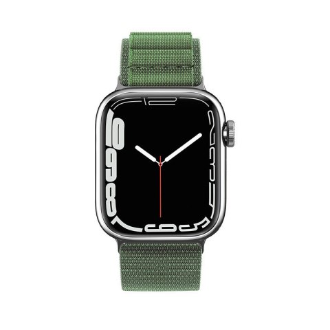 Pasek ze stalową sprzączką Alpine do Apple Watch 38 / 40 / 41 mm zielony HURTEL