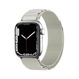 Pasek ze stalową sprzączką Alpine do Apple Watch 42 / 44 / 45 / 49 mm srebrny HURTEL