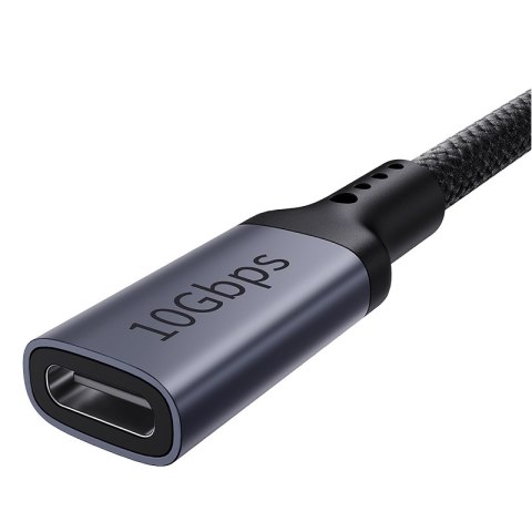 Przedłużacz kabla przewodu USB-C 10Gbps 0.5m czarny BASEUS