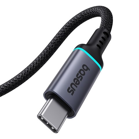 Przedłużacz kabla przewodu USB-C 10Gbps 0.5m czarny BASEUS