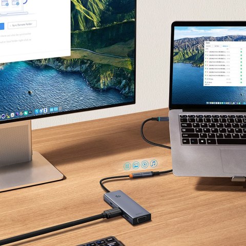 Przedłużacz kabla przewodu USB-C 10Gbps 0.5m czarny BASEUS