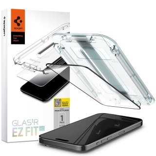 Szkło hartowane Glas.tR EZ Fit FC na iPhone 15 Pro Max czarne SPIGEN