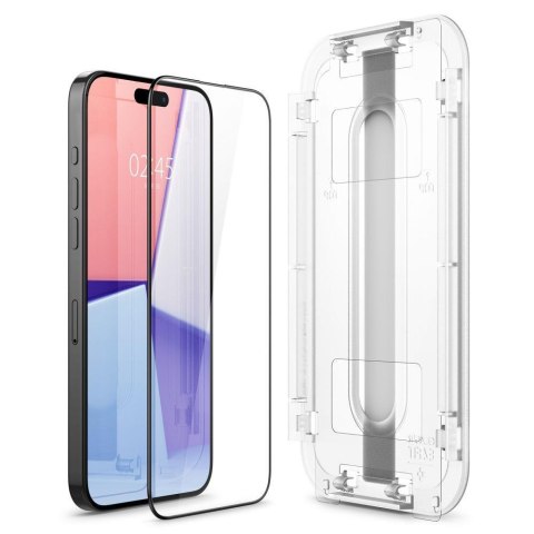 Szkło hartowane Glas.tR EZ Fit FC na iPhone 15 Pro Max czarne SPIGEN