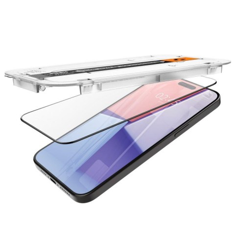 Szkło hartowane Glas.tR EZ Fit FC na iPhone 15 Pro Max czarne SPIGEN