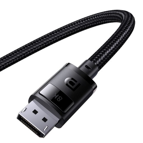 Kabel przewód High Definition Series DisplayPort 8K 60Hz 2m czarny BASEUS