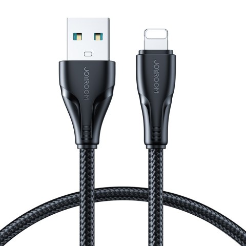 Kabel przewód do iPhone USB - Lightning 2.4A Surpass Series 1.2 m czarny JOYROOM