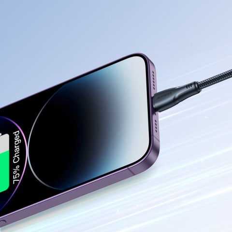 Kabel przewód do iPhone USB - Lightning 2.4A Surpass Series 1.2 m czarny JOYROOM