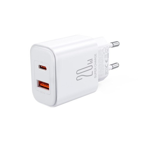 Szybka ładowarka sieciowa 20W USB-C USB-A + kabel do iPhone Lightning 1m JOYROOM