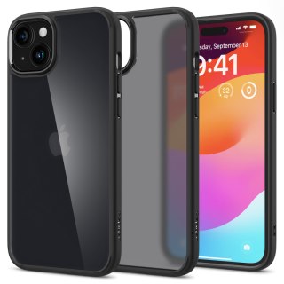 Etui Ultra Hybrid na iPhone 15 Plus czarne SPIGEN