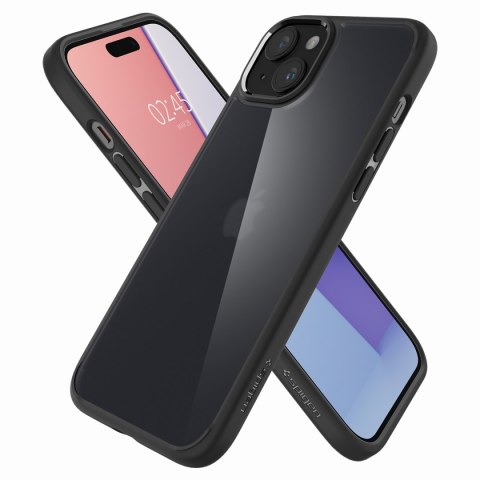 Etui Ultra Hybrid na iPhone 15 Plus czarne SPIGEN