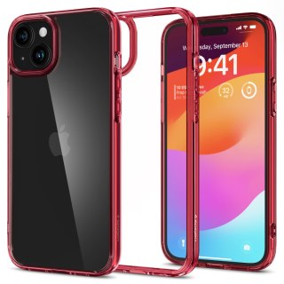 Etui Ultra Hybrid na iPhone 15 Plus czerwone SPIGEN