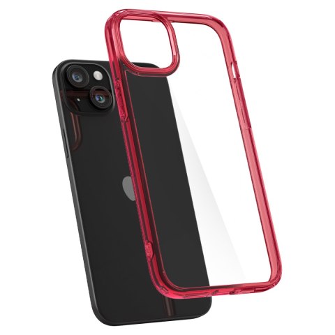 Etui Ultra Hybrid na iPhone 15 Plus czerwone SPIGEN