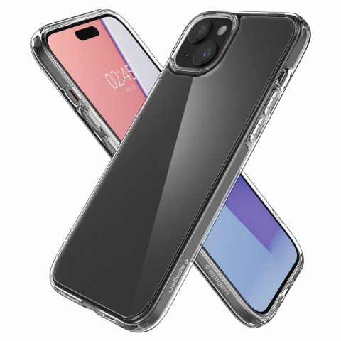 Etui Ultra Hybrid na iPhone 15 Plus przezroczyste SPIGEN