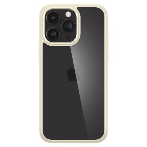 Etui Ultra Hybrid na iPhone 15 Pro Max beżowe SPIGEN