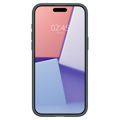 Etui Ultra Hybrid na iPhone 15 Pro Max ciemnozielone SPIGEN