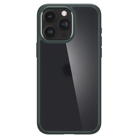 Etui Ultra Hybrid na iPhone 15 Pro Max ciemnozielone SPIGEN