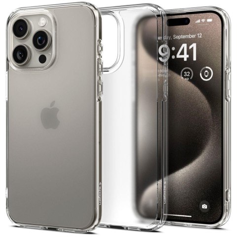 Etui Ultra Hybrid na iPhone 15 Pro Max przezroczyste SPIGEN