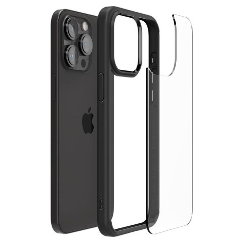 Etui Ultra Hybrid na iPhone 15 Pro czarny mat SPIGEN