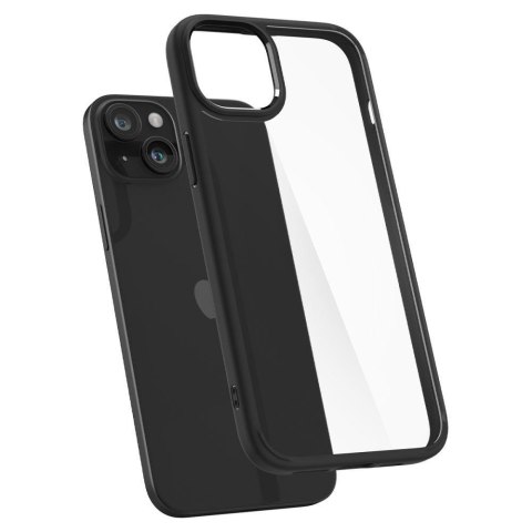 Etui Ultra Hybrid na iPhone 15 czarny mat SPIGEN